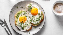 eggs on toast