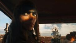 A screenshot of Ana-Taylor Joy as Furiosa from the Furiosa trailer