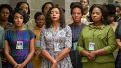 A group of women in a still from Hidden Figures