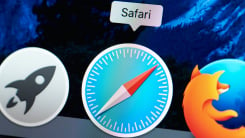 Safari icon in desktop screen