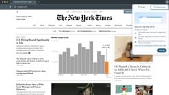 tab organizer option while in the new york times