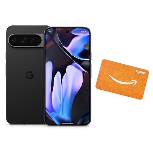 Google Pixel 9 Pro XL - Obsidian - 128 GB with $200 Amazon Gift Card