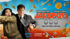 Awkwafina and John Cena in 'Jackpot'