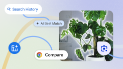 Promo image for AI features in Chrome