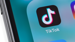 tiktok app on a smartphone screen