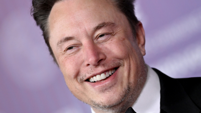 Elon Musk smiling